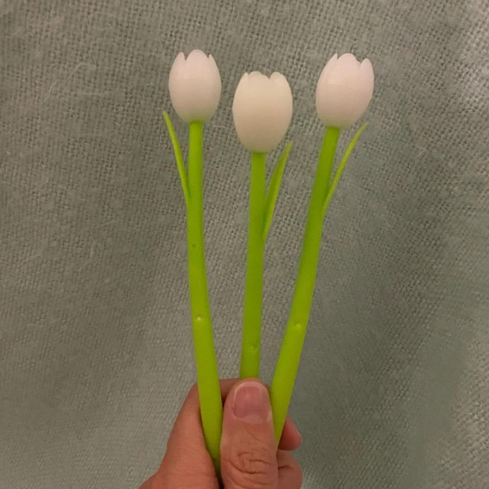 Multicolor Set-of-Three Color Changing Tulip Pens NEW Bundle Gift Present Flower